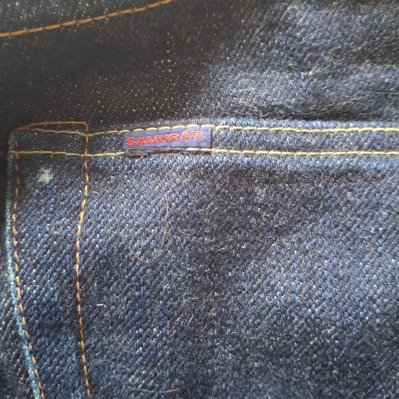 SAMURAI JEANS 21oz 46x36 Jeans Strongest Special Selvedge Denim. GREAT CONDITION - Picture 4 of 4